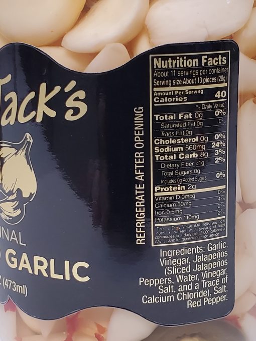 16oz Original Pickled Garlic