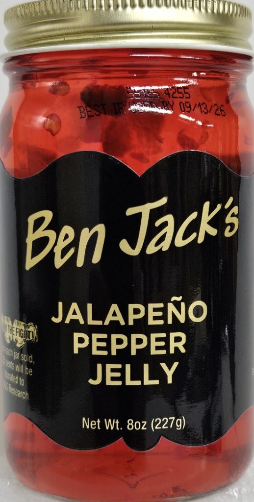 New 8oz Jalapeno Red Pepper Jelly - Ben Jack Larado