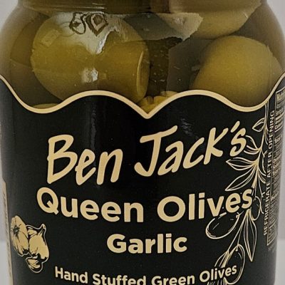 New!!! Garlic Stuffed Green Queen Olives
